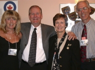 Lesley Brown, Ron Bauman, Glenda Gilbert, Bruce Brown